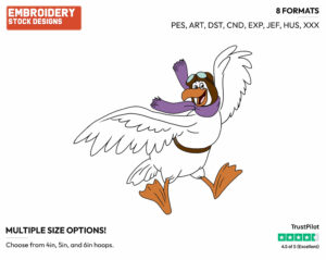 Orville - Disney's The Rescuers Down Under - Embroidery Design in 3 sizes & 8 formats