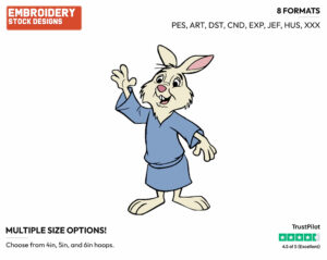 Skippy - Disney's Robin Hood - Embroidery Design in 3 sizes & 8 formats