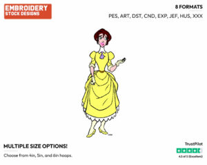 Jane - Disney's Tarzan - Embroidery Design in 3 sizes & 8 formats