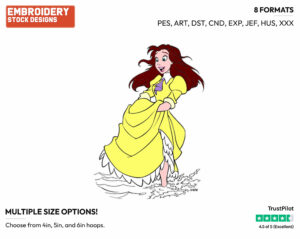 Jane - Disney's Tarzan - Embroidery Design in 3 sizes & 8 formats