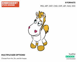 Buttercup - Disney's Toy Story - Embroidery Design in 3 sizes & 8 formats