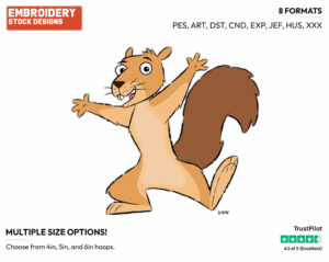 Benny - Disney's The Wild - Embroidery Design in 3 sizes & 8 formats