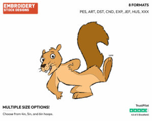 Benny - Disney's The Wild - Embroidery Design in 3 sizes & 8 formats