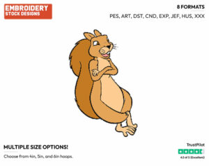 Benny - Disney's The Wild - Embroidery Design in 3 sizes & 8 formats
