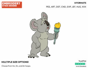 Nigel - Disney's The Wild - Embroidery Design in 3 sizes & 8 formats