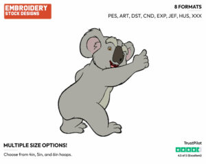 Nigel - Disney's The Wild - Embroidery Design in 3 sizes & 8 formats