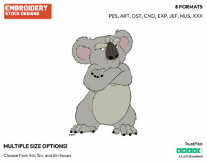 Nigel - Disney's The Wild - Embroidery Design in 3 sizes & 8 formats