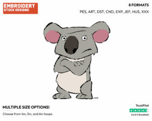 Nigel - Disney's The Wild - Embroidery Design in 3 sizes & 8 formats