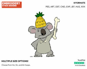 Nigel - Disney's The Wild - Embroidery Design in 3 sizes & 8 formats