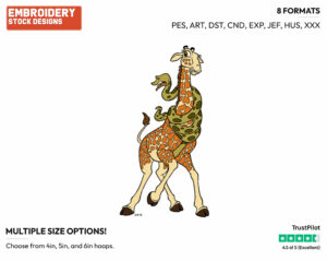 Bridget, Larry - Disney's The Wild - Embroidery Design in 3 sizes & 8 formats