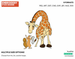 Bridget, Benny - Disney's The Wild - Embroidery Design in 3 sizes & 8 formats