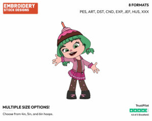Candlehead - Disney's Wreck-It Ralph - Embroidery Design in 3 sizes & 8 formats