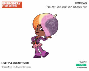 Snowanna - Disney's Wreck-It Ralph - Embroidery Design in 3 sizes & 8 formats