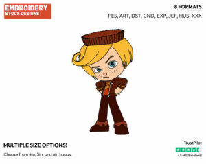 Rancis Fluggerbutter - Disney's Wreck-It Ralph - Embroidery Design in 3 sizes & 8 formats