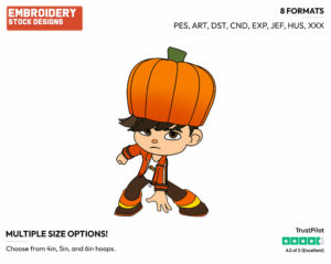 Gloyd - Disney's Wreck-It Ralph - Embroidery Design in 3 sizes & 8 formats