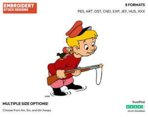 Peter - Disney's Miscellaneous - Embroidery Design in 3 sizes & 8 formats