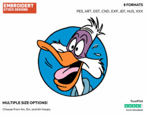 Darkwing Duck - Darkwing Duck - TV Shows - Disney Embroidery Design in 3 sizes & 8 formats
