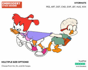 Honker, Gosalyn - Darkwing Duck - TV Shows - Disney Embroidery Design in 3 sizes & 8 formats