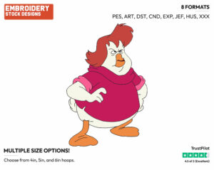 Tank - Darkwing Duck - TV Shows - Disney Embroidery Design in 3 sizes & 8 formats