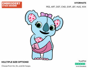 Lala - Doc McStuffins - TV Shows - Disney Embroidery Design in 3 sizes & 8 formats