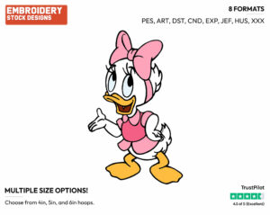 Webbigail - Ducktales - Classic - TV Shows - Disney Embroidery Design in 3 sizes & 8 formats