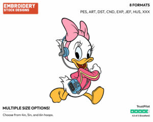 Webbigail - Ducktales - Classic - TV Shows - Disney Embroidery Design in 3 sizes & 8 formats