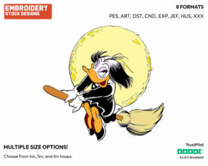 Magica De Spell - Ducktales - Classic - TV Shows - Disney Embroidery Design in 3 sizes & 8 formats