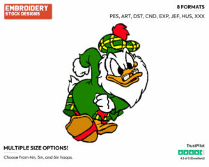 Glomgold - Ducktales - Classic - TV Shows - Disney Embroidery Design in 3 sizes & 8 formats