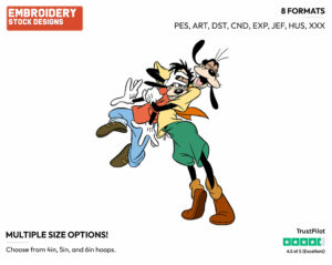 Goofy, Max - Goof Troop - TV Shows - Disney Embroidery Design in 3 sizes & 8 formats