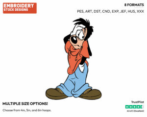 Max - Goof Troop - TV Shows - Disney Embroidery Design in 3 sizes & 8 formats