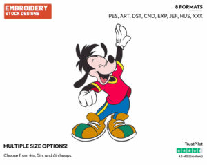 Max - Goof Troop - TV Shows - Disney Embroidery Design in 3 sizes & 8 formats