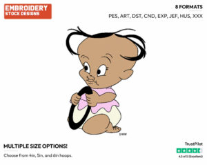 Bebe - The Proud Family - TV Shows - Disney Embroidery Design in 3 sizes & 8 formats