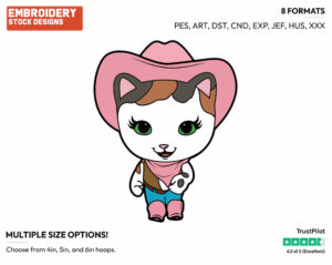 Sheriff Callie - Sheriff Callie's Wild West - TV Shows - Disney Embroidery Design in 3 sizes & 8 formats