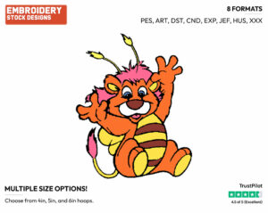 Bumblelion - The Wuzzles - TV Shows - Disney Embroidery Design in 3 sizes & 8 formats