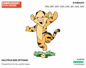 Baby Tigger - Baby Pooh - Winnie the Pooh - Disney Embroidery Design in 3 sizes & 8 formats
