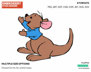Roo - Kanga and Roo - Winnie the Pooh - Disney Embroidery Design in 3 sizes & 8 formats