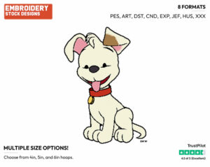 Buster - My Friends Tigger & Pooh - Winnie the Pooh - Disney Embroidery Design in 3 sizes & 8 formats
