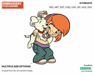 Darby, Buster - My Friends Tigger & Pooh - Winnie the Pooh - Disney Embroidery Design in 3 sizes & 8 formats
