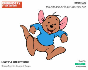 Roo - My Friends Tigger & Pooh - Winnie the Pooh - Disney Embroidery Design in 3 sizes & 8 formats