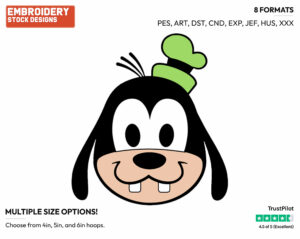 Goofy - Disney Emojis - Miscellaneous Designs - Disney Embroidery Design in 3 sizes & 8 formats