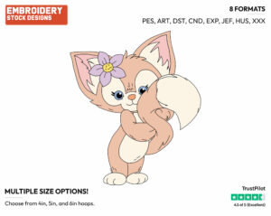 Linabell - Duffy and Friends - Miscellaneous Designs - Disney Embroidery Design in 3 sizes & 8 formats