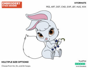 Berry - Palace Pets - Miscellaneous Designs - Disney Embroidery Design in 3 sizes & 8 formats