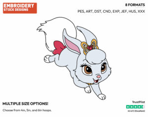 Berry - Palace Pets - Miscellaneous Designs - Disney Embroidery Design in 3 sizes & 8 formats