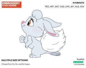 Berry - Palace Pets - Miscellaneous Designs - Disney Embroidery Design in 3 sizes & 8 formats