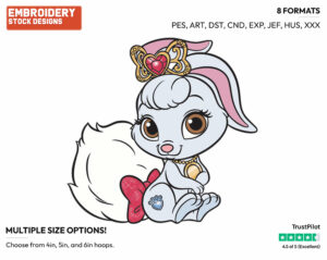 Berry - Palace Pets - Miscellaneous Designs - Disney Embroidery Design in 3 sizes & 8 formats
