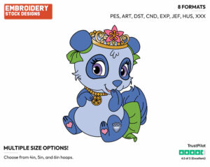 Blossom - Palace Pets - Miscellaneous Designs - Disney Embroidery Design in 3 sizes & 8 formats