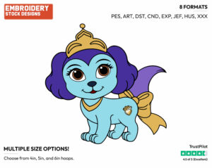 Suzani - Palace Pets - Whisker Haven - Miscellaneous Designs - Disney Embroidery Design in 3 sizes & 8 formats