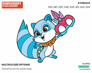 Windflower - Palace Pets - Whisker Haven - Miscellaneous Designs - Disney Embroidery Design in 3 sizes & 8 formats