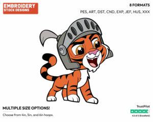 Sultan In Armour - Palace Pets - Whisker Haven - Miscellaneous Designs - Disney Embroidery Design in 3 sizes & 8 formats