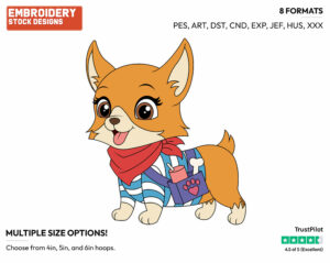 Chauncey - Palace Pets - Whisker Haven - Miscellaneous Designs - Disney Embroidery Design in 3 sizes & 8 formats